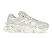 Sneaker New Balance 9060 Angora Sea Salt en mesh et suède crème avec semelle sculptée ABZORB et design lifestyle moderne.
