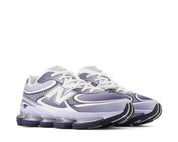 New Balance ABZORB 2000 Boysenberry Smoked Violet avec tige en mesh technique respirant, empiècements synthétiques violets et semelle sculptée avec technologie d'amorti ABZORB vue de 3/4 face. 