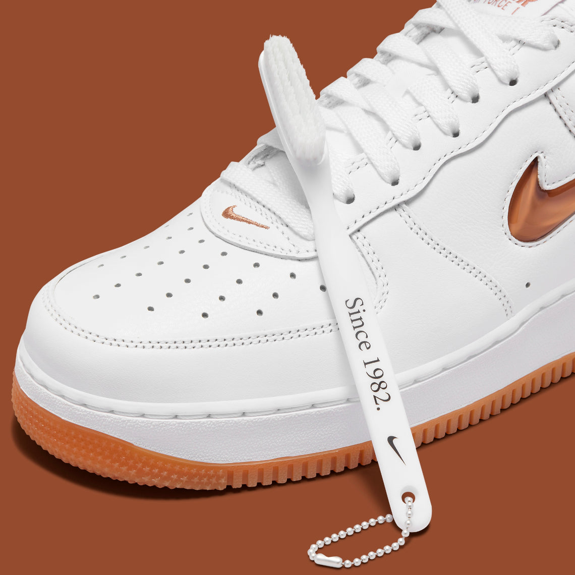 Nike Air Force 1 07 Low Retro Color of the Month Jewel Bronze Gum GlobalSneakers