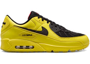 Sneaker Nike Air Max 90 Zest T90 Laser jaune en mesh technique avec semelle Air visible et détails inspirés de la Total 90.