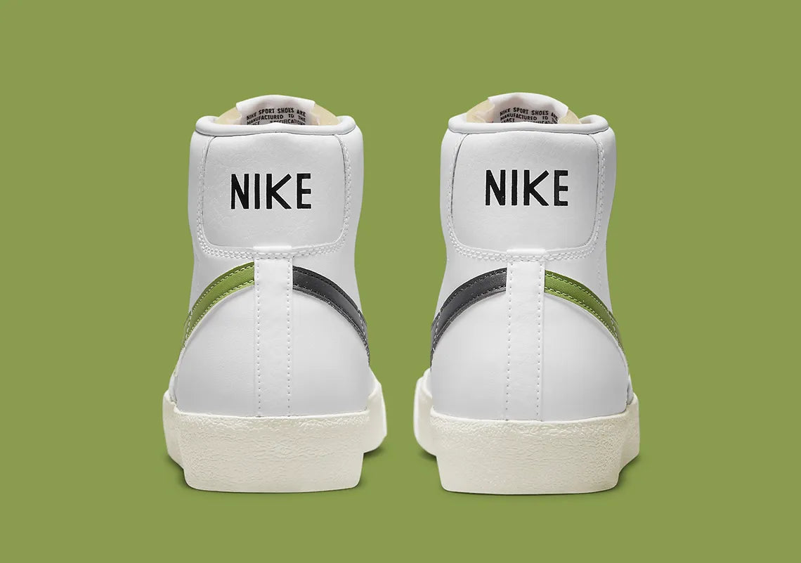 Nike Blazer Mid 77 Vintage Mismatched Swoosh Chlorophyll Black