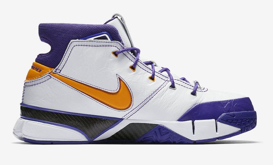 Sneakers Nike Kobe 1 Protro Think 16 Close Out en mesh respirant avec amorti Air Zoom+ premium et design performance.Vue de coté 