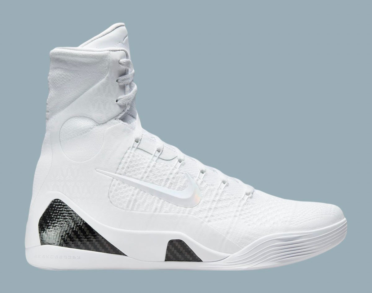 Nike Kobe 9 Elite High Protro Halo black and white
