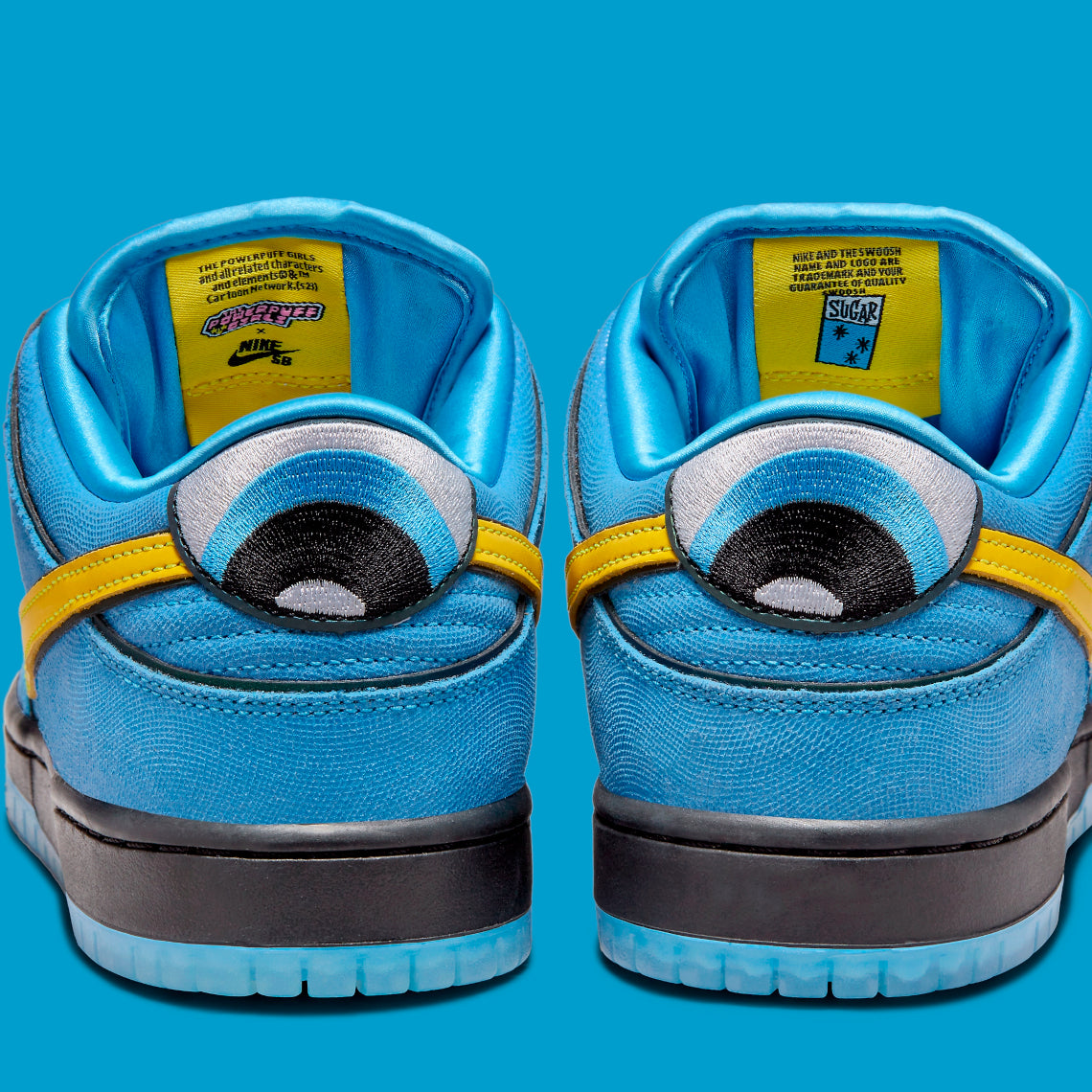 Powerpuff Girls Nike Sb Dunk Blue And Yellow Nike SB Dunk Low The