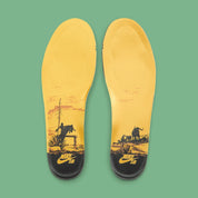 semelle de la Nike Dunk SB vert d'eau, vue de haut