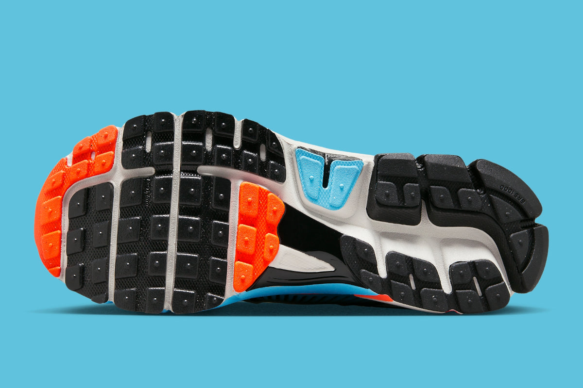 Nike Zoom Vomero 5 Black Blue Glaze Total Orange GlobalSneakers
