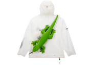 Nike ACG x CPFM Anorak Jacket White, veste anorak blanche à construction multicouche avec détails Nike ACG et Cactus Plant Flea Market.