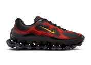 Nike Air Liquid Max Bright Crimson Fire Red en mesh rouge avec unité Air visible intégrale et silhouette moderne inspirée de la performance.