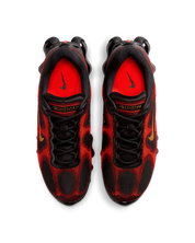 Nike Air Liquid Max Bright Crimson Fire Red en mesh rouge avec unité Air visible intégrale et silhouette moderne inspirée de la performance.