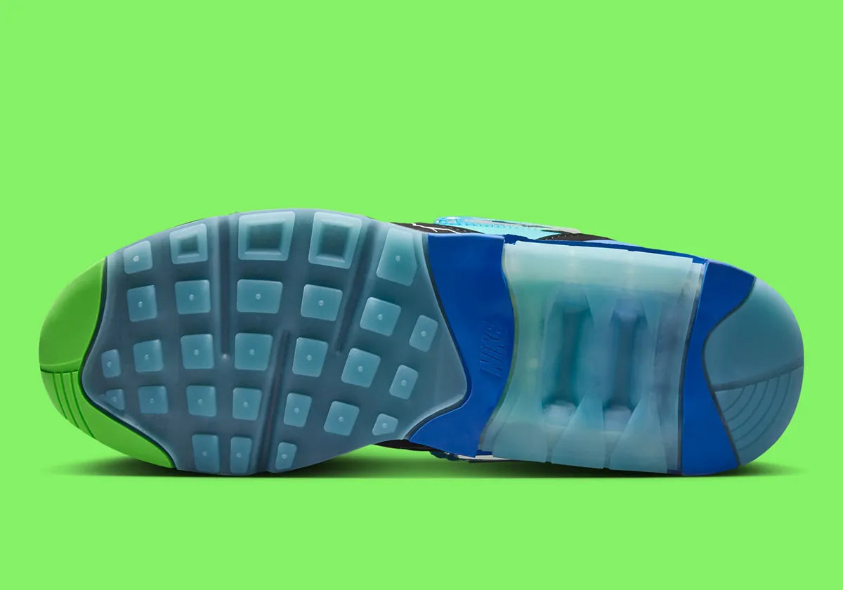 Nike Air Max 180 Doernbecher Ja’Kai orage blanc noir bleu vert dégradé 