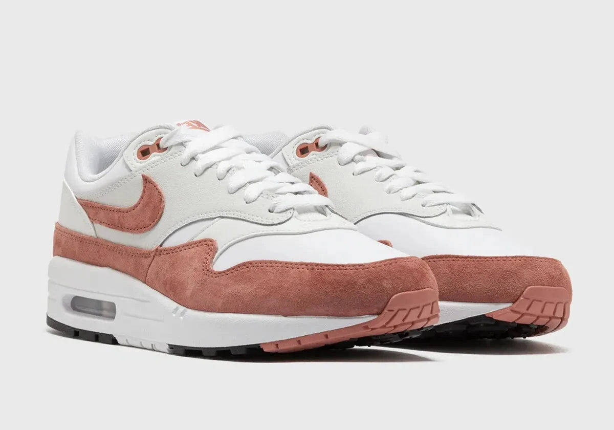 Nike Air Max 1 '87 White Canyon Pink marron blanc 