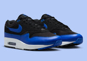 Nike Air Max 1 Essential Black Hyper Royal noir bleu blanc 