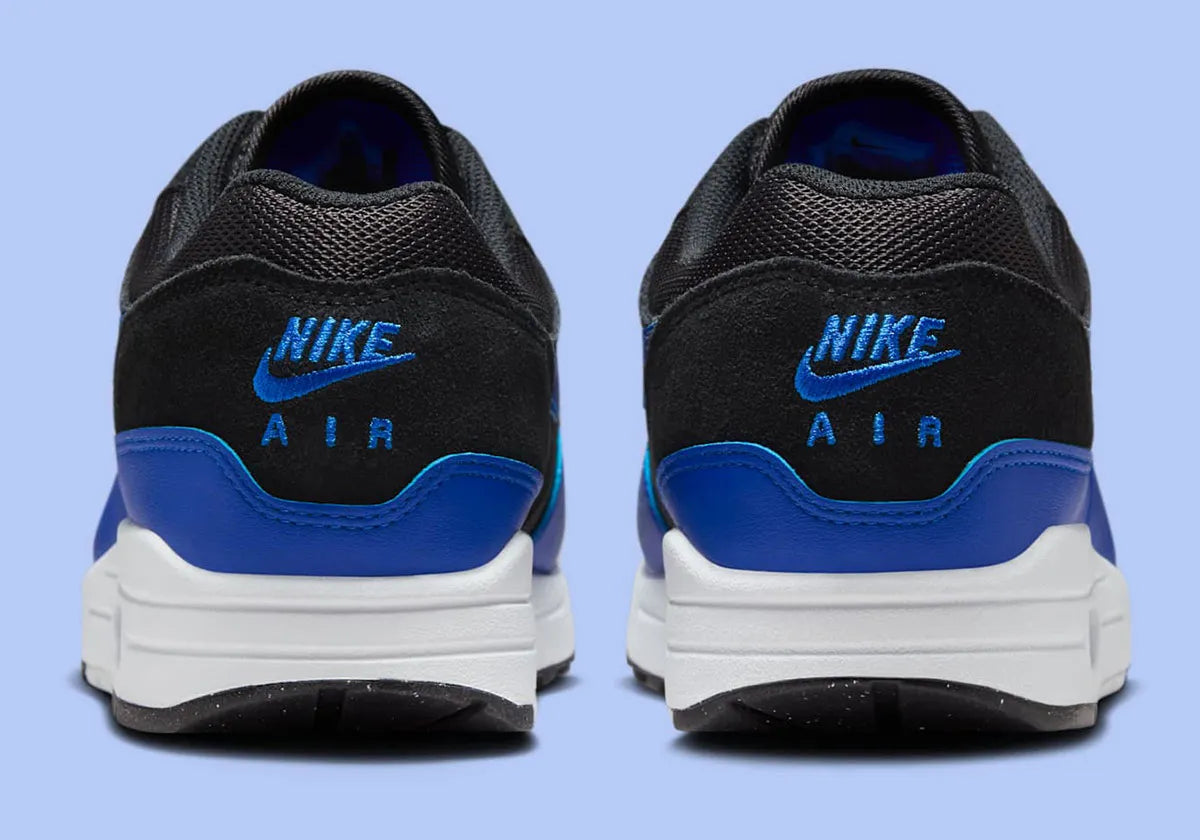Nike Air Max 1 Essential Black Hyper Royal noir bleu blanc 