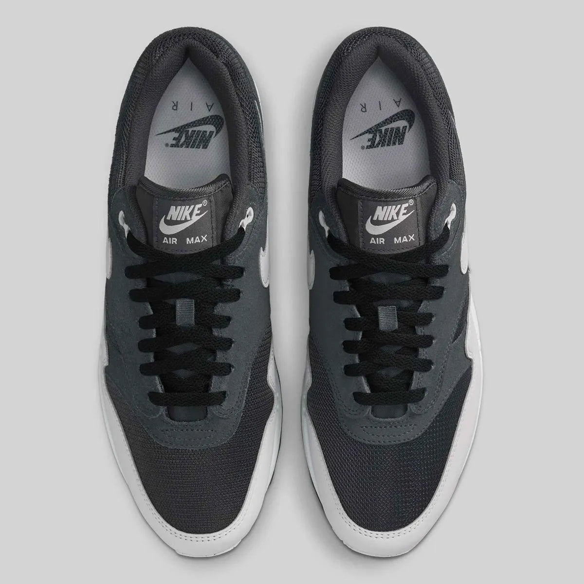 Nike Air Max 1 Essential Off Noir Vast Grey gris blanc sombre 