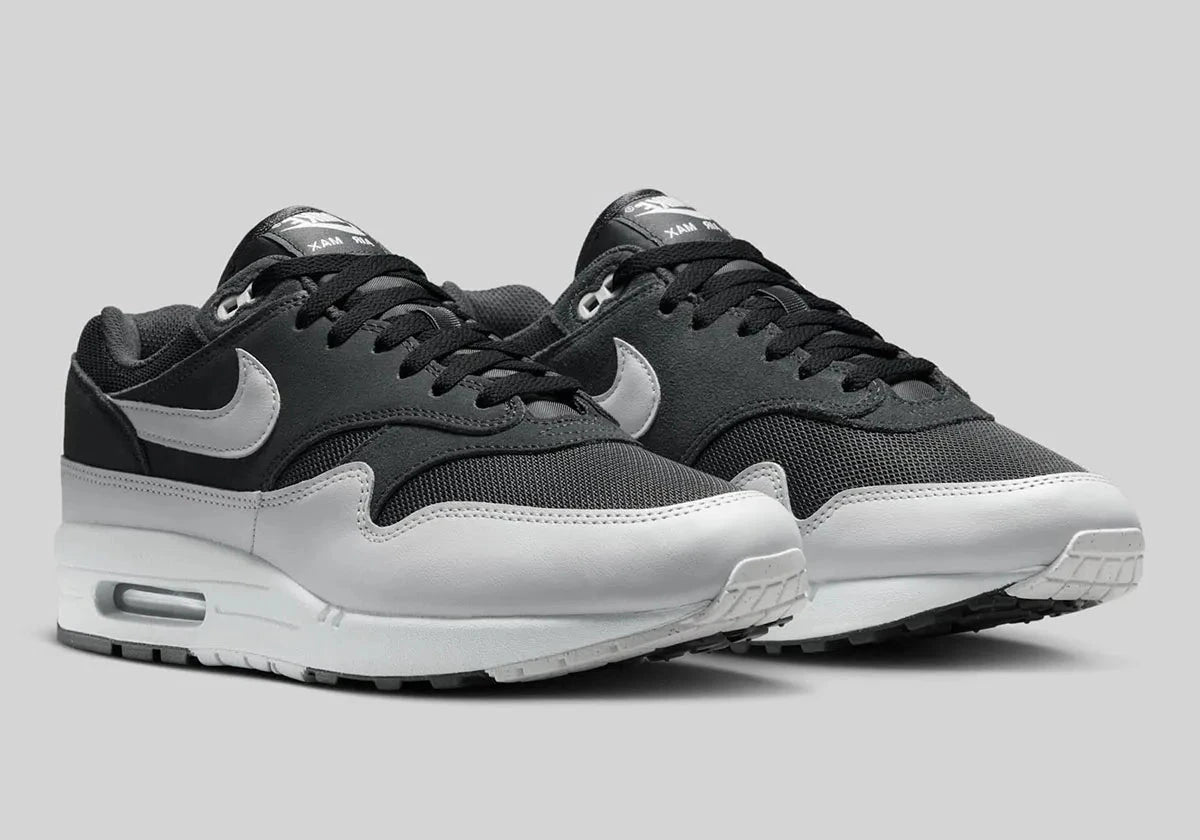 Nike Air Max 1 Essential Off Noir Vast Grey gris blanc sombre 