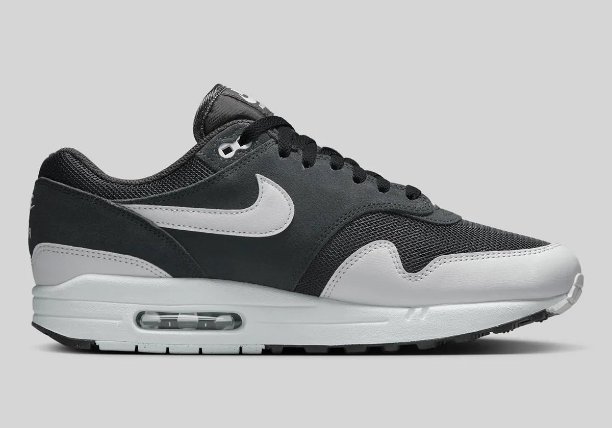 Nike Air Max 1 Essential Off Noir Vast Grey gris blanc sombre 
