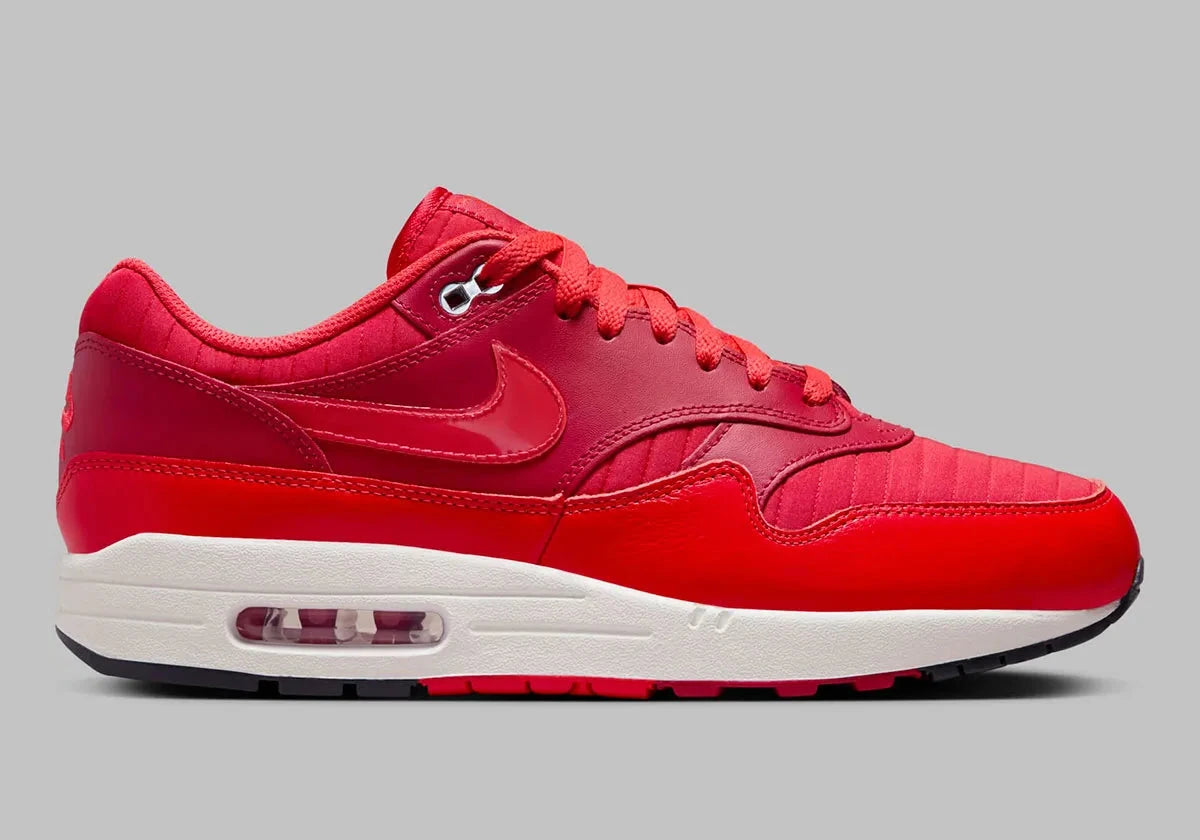 Nike Air Max 1 Gym Red Crimson rouge blanc vernis 