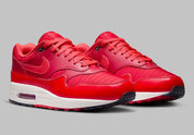 Nike Air Max 1 Gym Red Crimson rouge blanc vernis 