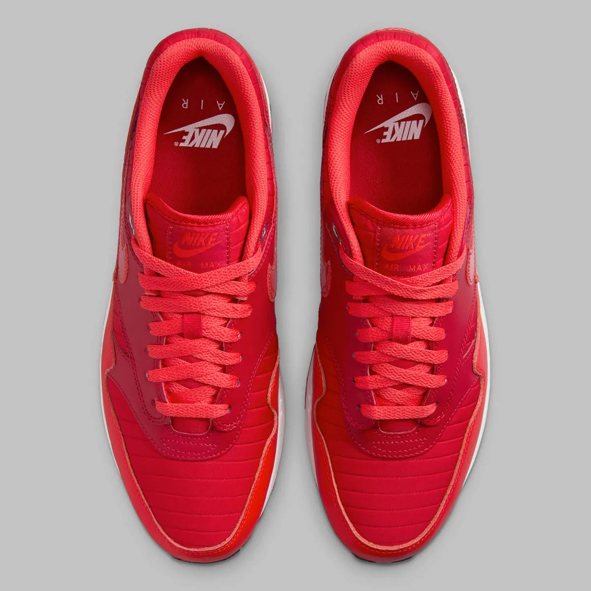 Nike Air Max 1 Gym Red Crimson rouge blanc vernis 