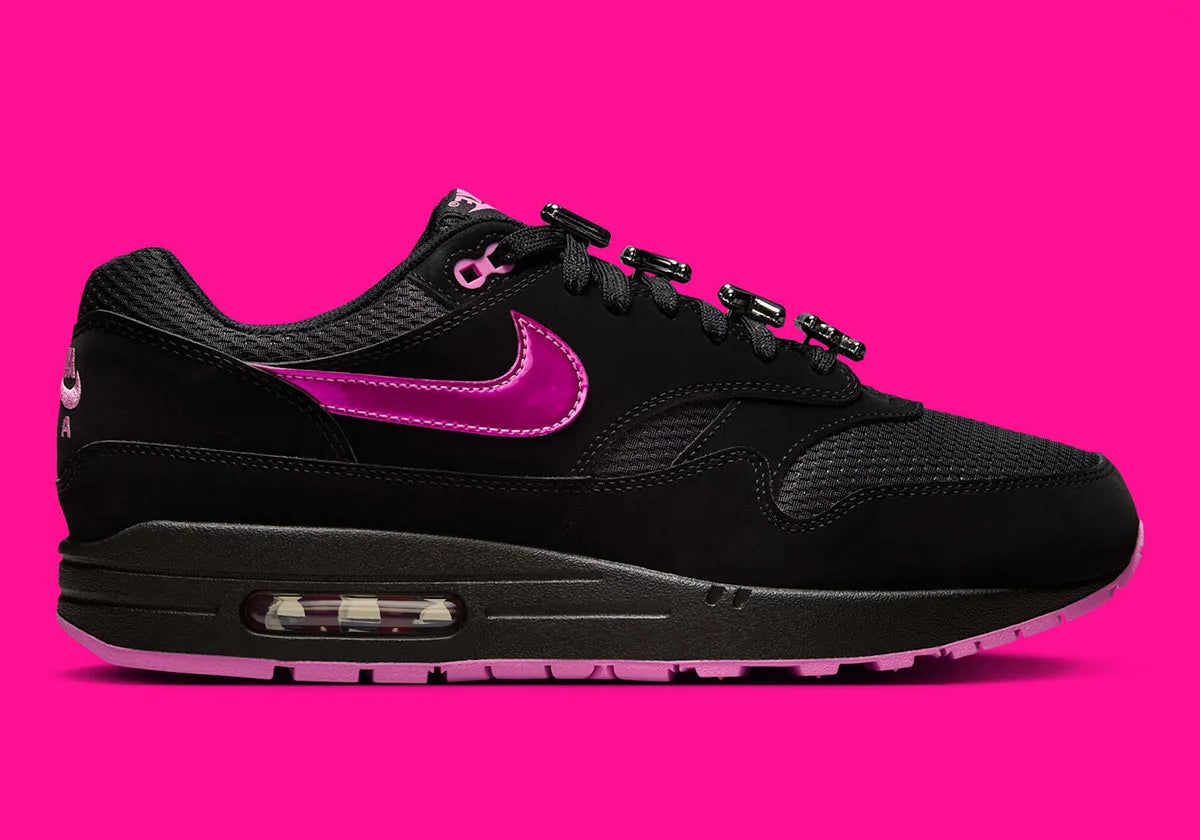 Nike Air Max 1 PRM Valentine's Day Noir violet noir rose sombre coeur