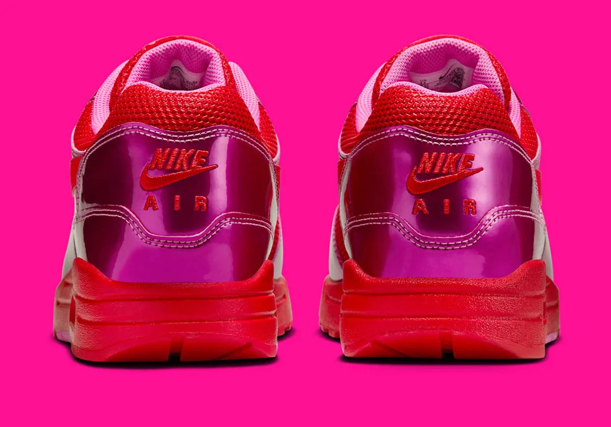 Nike Air Max 1 PRM Valentine's Day Playful Pink vernis rose rouge violet 