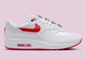 Nike Air Max 1 PRM Valentine's Day White rouge blanc argent