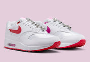 Nike Air Max 1 PRM Valentine's Day White rouge blanc argent
