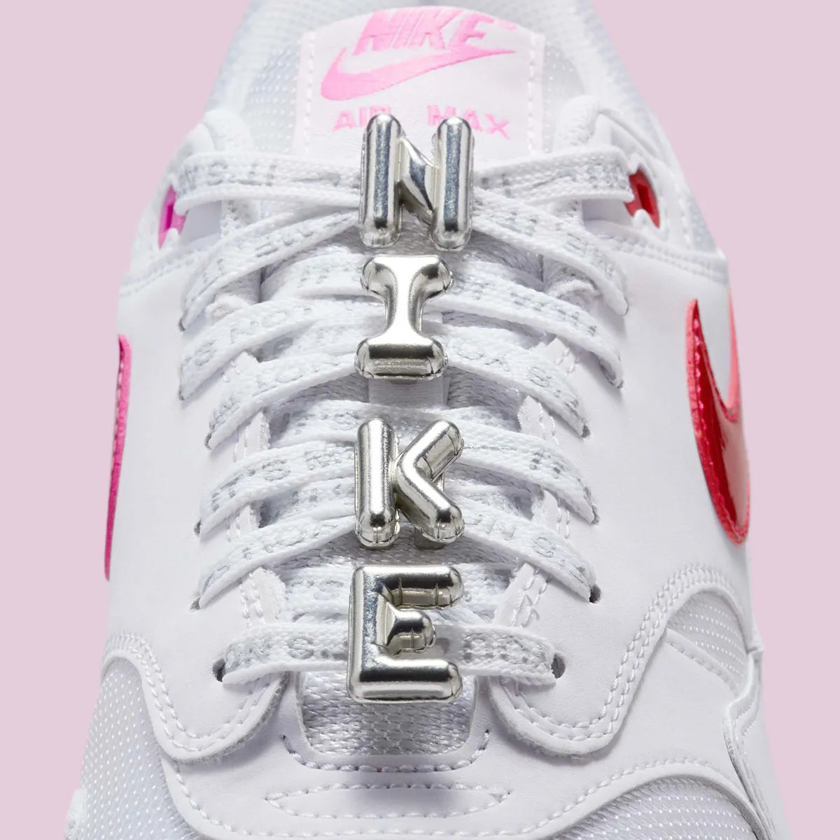 Nike Air Max 1 PRM Valentine's Day White rouge blanc argent
