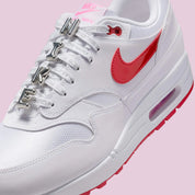 Nike Air Max 1 PRM Valentine's Day White rouge blanc argent