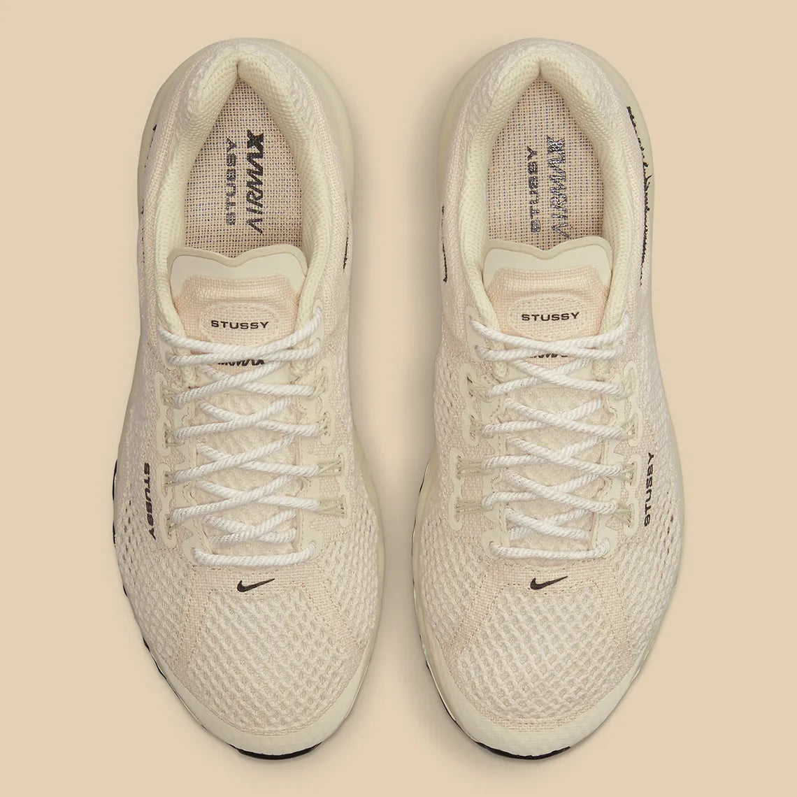Nike Air Max 2013 Stussy Fossil beige noir sable pierre blanc