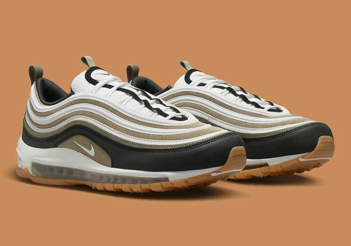 Nike Air Max 97 Neutral Olive Gum blanc marron gris kaki 