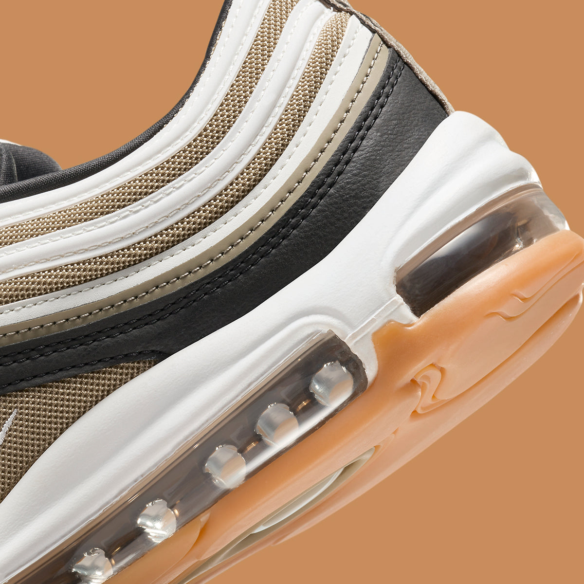 Nike Air Max 97 Neutral Olive Gum blanc marron gris kaki 