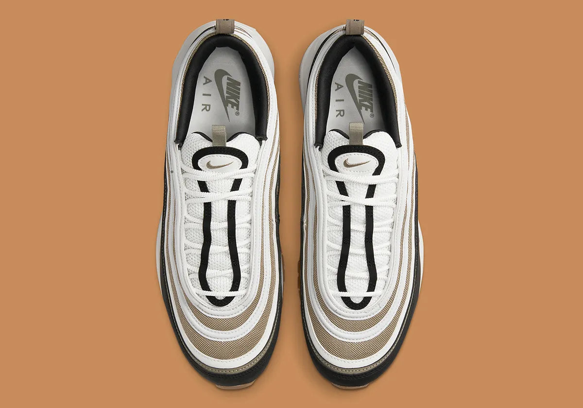 Nike Air Max 97 Neutral Olive Gum blanc marron gris kaki 