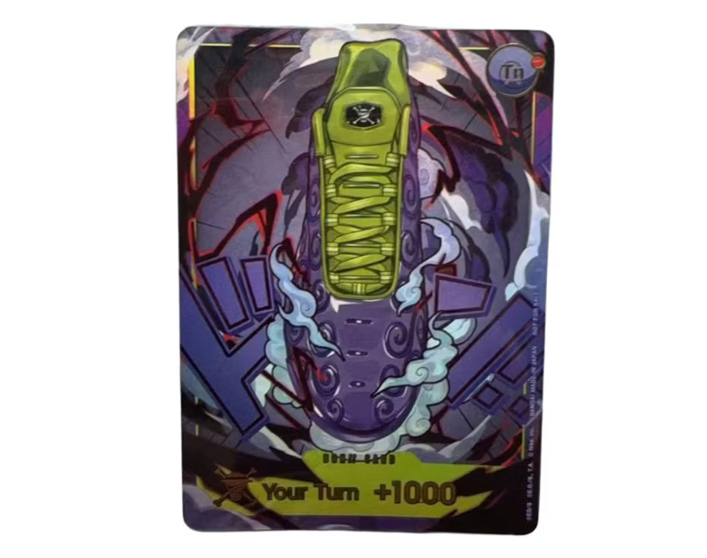 Nike Air Max Plus One Piece Gomu Gomu (WITH PROMO CARD) IR0968-500 violette et verte avec design Gomu Gomu no Mi et carte promotionnelle DON!!.