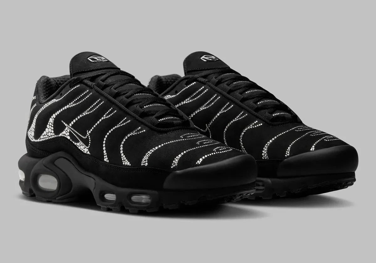 Nike Air Max Plus Swarovski Moonlight noir diamant perle brillant bijoux tn