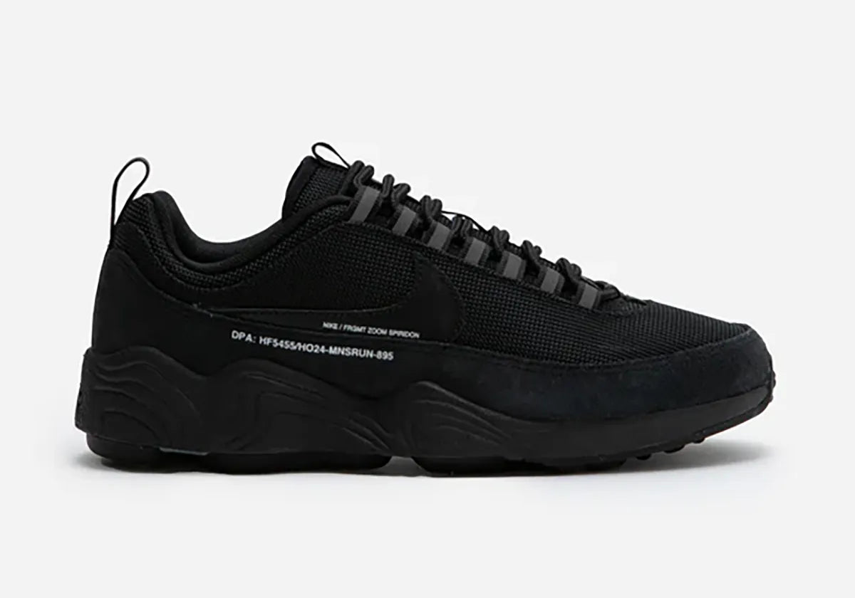 Nike Air Zoom Spiridon Fragment Design Black blanc noir 