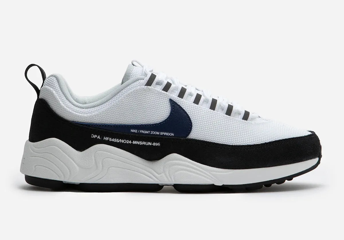 Nike Air Zoom Spiridon Fragment Design White Blue Void bleu blanc noir