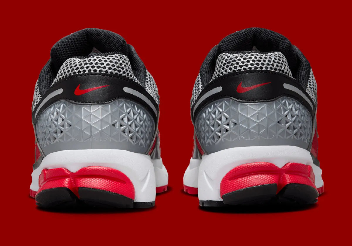 Nike Air Zoom Vomero 5 Metallic Silver University Red rouge argent blanc noir 