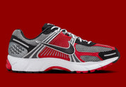 Nike Air Zoom Vomero 5 Metallic Silver University Red rouge argent blanc noir 