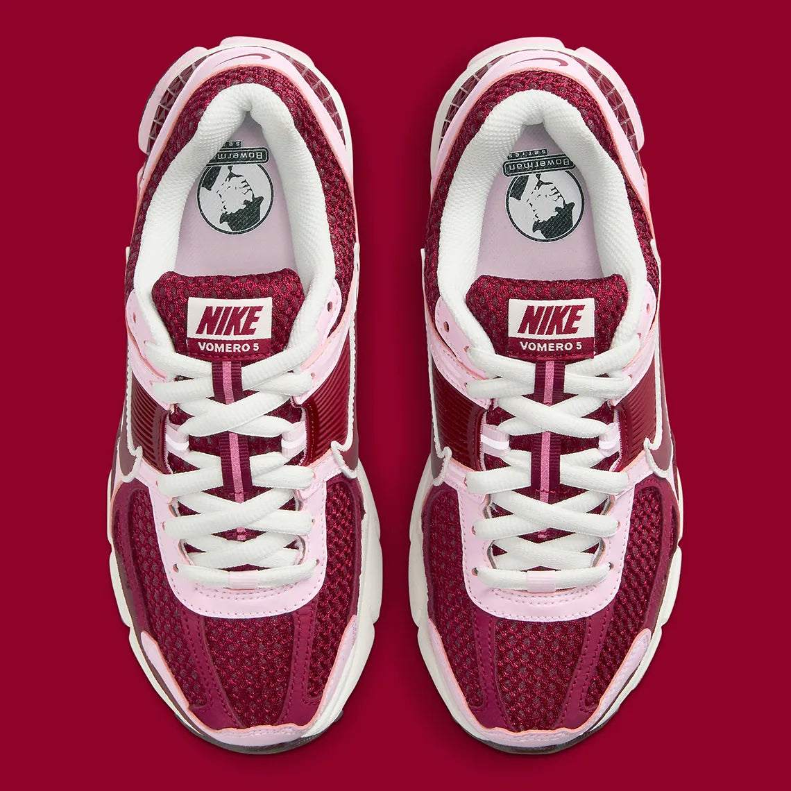 Nike Air Zoom Vomero 5 Pink Foam Team Red rouge blanc bordeaux rose