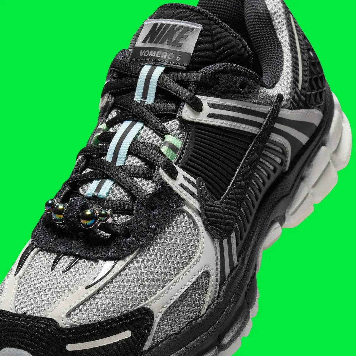 Nike Air Zoom Vomero 5 Spider noir gris blanc sombre