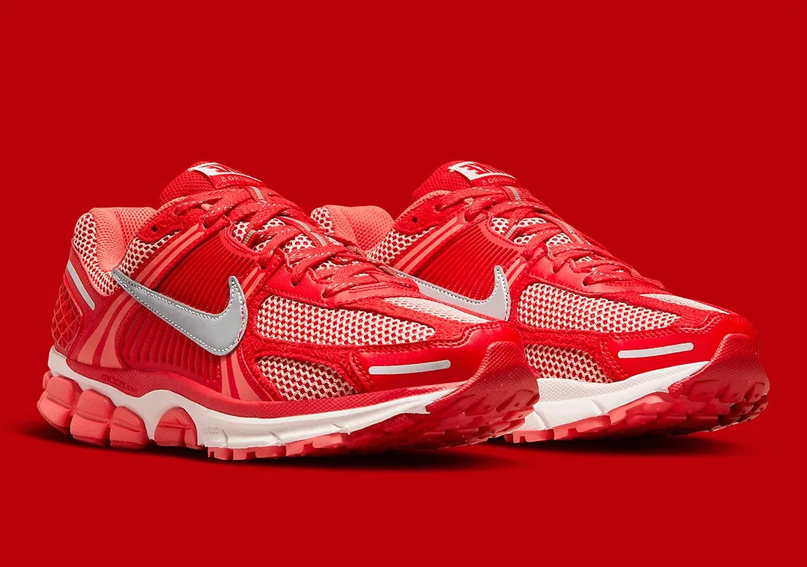 Nike Air Zoom Vomero 5 University Red blanc rouge argent Paire