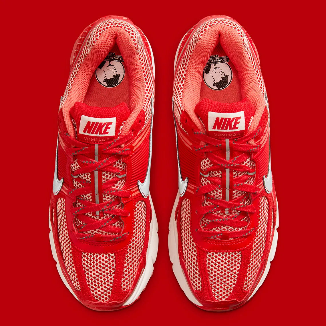 Nike Air Zoom Vomero 5 University Red blanc rouge argent