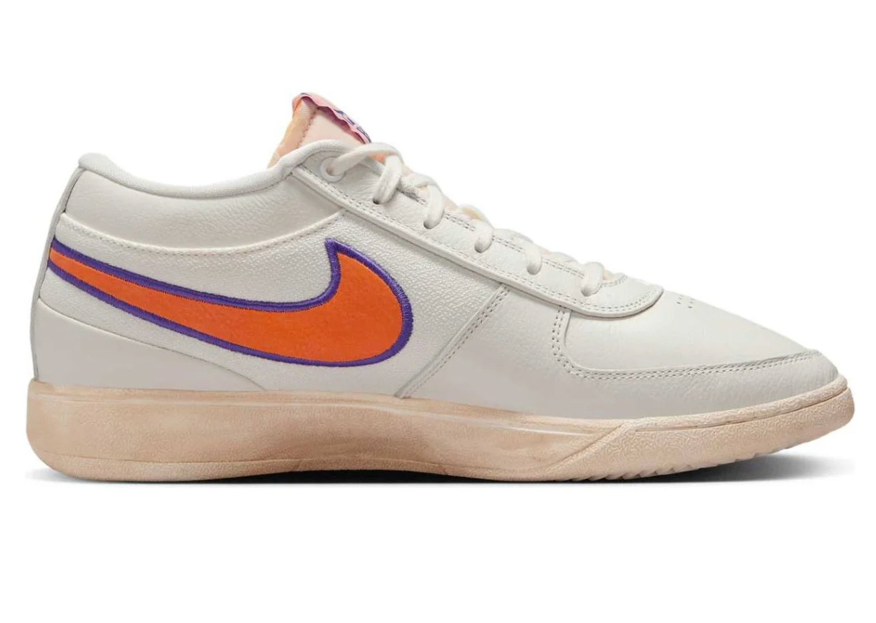 Nike Book 1 Valley à silhouette basse, avec tige textile multicouche aux tons inspirés de Phoenix, amorti Zoom Air et semelle extérieure en caoutchouc adhérente.