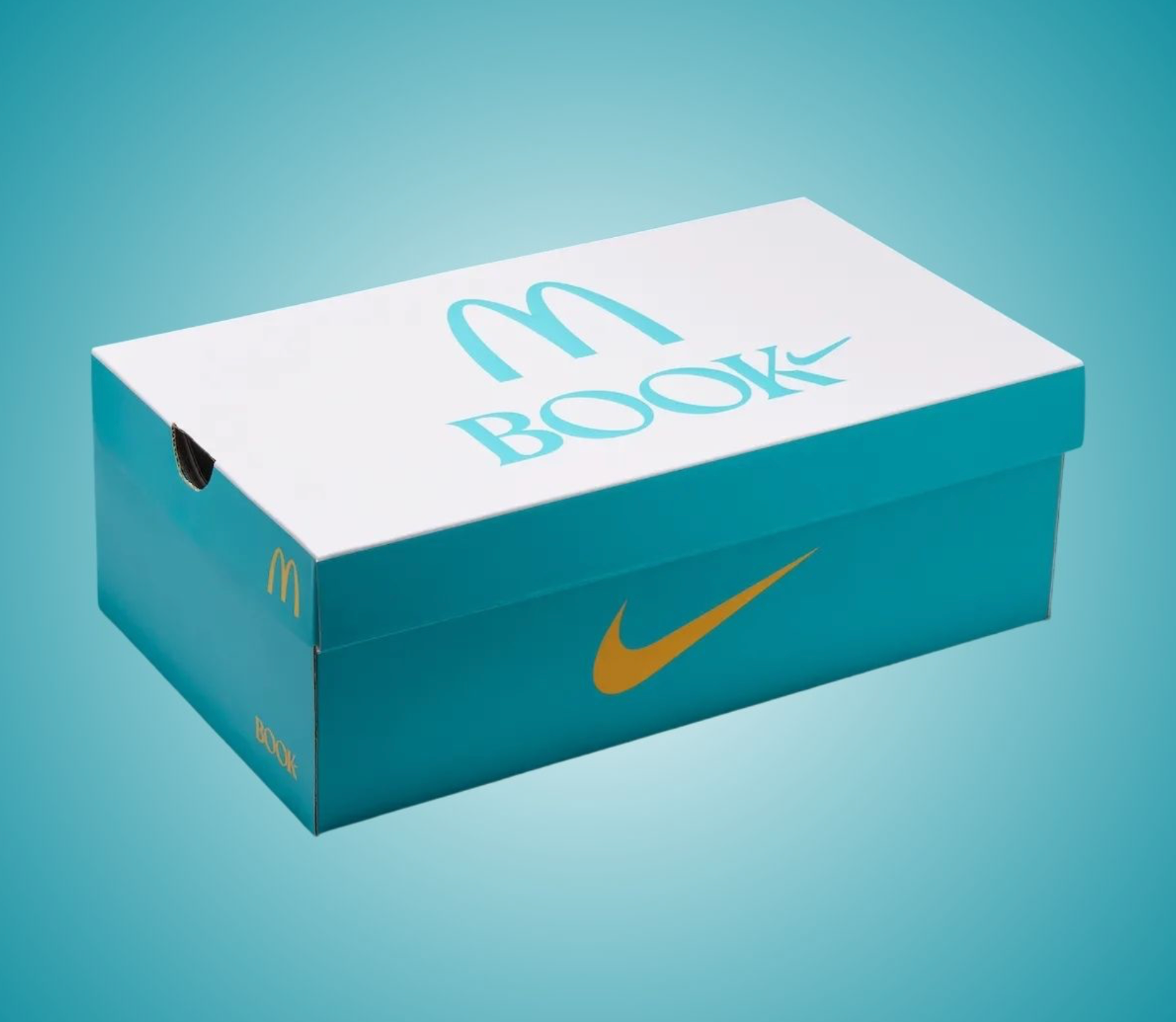 Nike Book 2 Sedona McDonald's avec tige en textile technique, renforts synthétiques, détails colorés inspirés du thème Sedona McDonald's et semelle extérieure à traction multidirectionnelle.