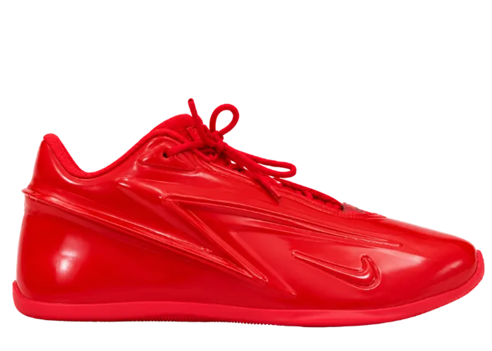 Nike KD 19 University Red rouge vif avec tige en mesh technique, amorti Zoom Air et design performance basketball moderne.
