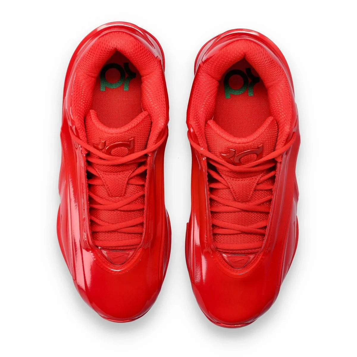 Nike KD 19 University Red rouge vif avec tige en mesh technique, amorti Zoom Air et design performance basketball moderne.
