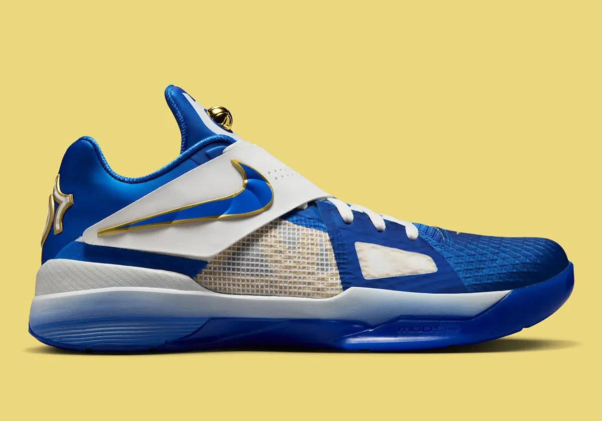 Nike KD 4 MVP Speech Bleu Or trophée Kevin Durant
