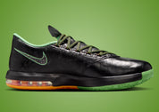 Nike KD 6 Brazil 2026 en vert, jaune et bleu avec amorti Zoom Air et silhouette basketball performante inspirée du Brésil.