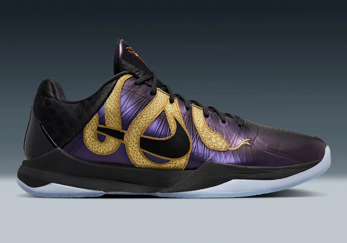 Nike Kobe 5 Protro Year of the Mamba Eggplant violet or serpent nouvel an bryant noir
